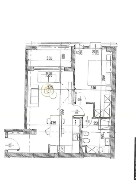 Tirane, shitet apartament 1+1 Kati 2, 85 m² 160.000 € (Riverside Residenc)