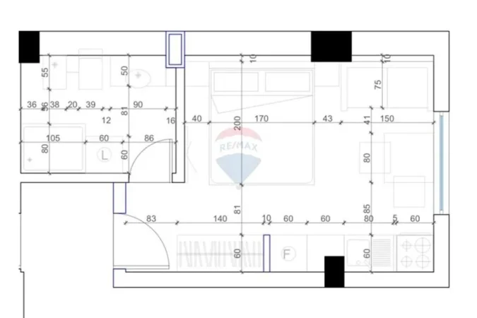 Tirane, shitet garsonier , 35 m² 88.000 € (21 Dhjetori)