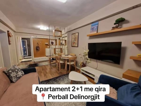 Tirane, jepet me qera apartament 2+1 Kati 3, 600 € (Perball Delijorgjit)