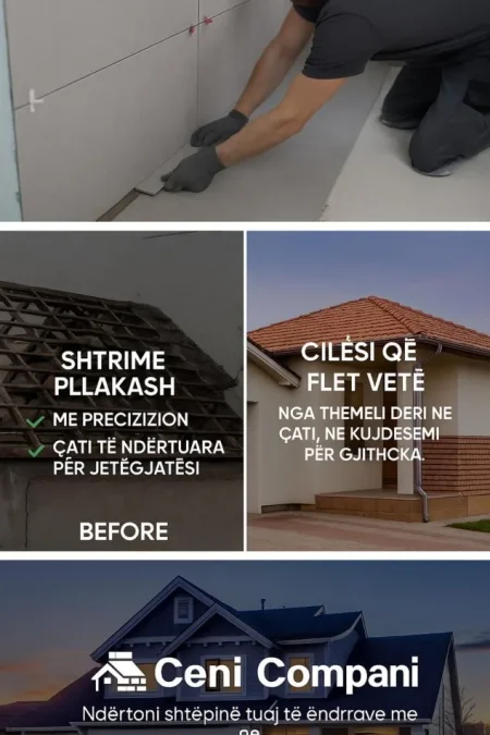 Grupi i Punes ''Ceni Construction'' ofron sherbime per ndertime afatgjate me sherbime korrekte dhe cilsore.