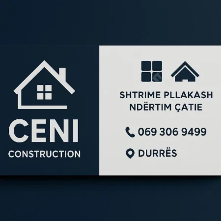 Grupi i Punes ''Ceni Construction'' ofron sherbime per ndertime afatgjate me sherbime korrekte dhe cilsore.
