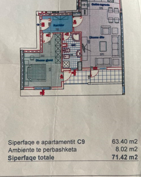 Tirane, shitet apartament 1+1 Kati 3, 72 m² 110.000 € (yzberisht)