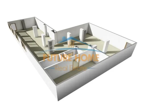 Tirane, jepet me qera zyre Kati 1, 80 m² 1.500 € (Rruga e Durrsit)