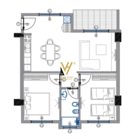 Durres, shitet apartament 2+1+Ballkon Kati 1, 90 m² 112.000 € (QERRET)