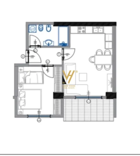 Durres, shitet apartament 1+1+Ballkon Kati 1, 67 m² 83.600 € (QERRET)