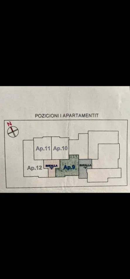 Tirane, shitet apartament 1+1 Kati 3, 72 m² 110.000 € (yzberisht)