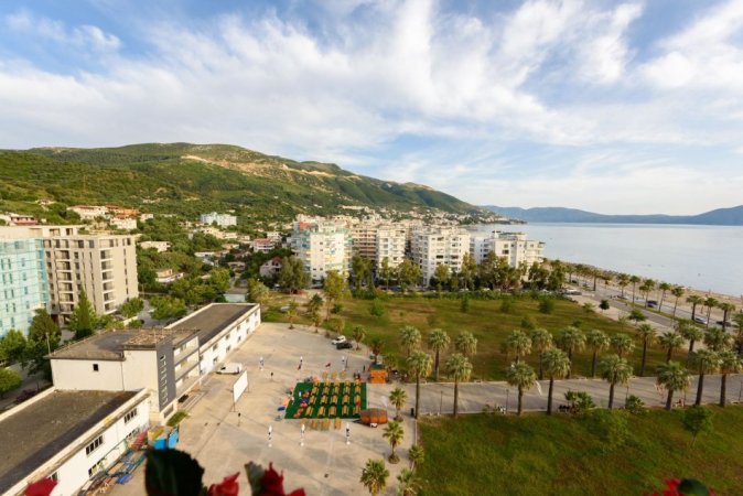 Vlore - Lungomare, shitet apartament 2+1+Ballkon Kati 10, 128 m² 381.780 € (Lungomare)