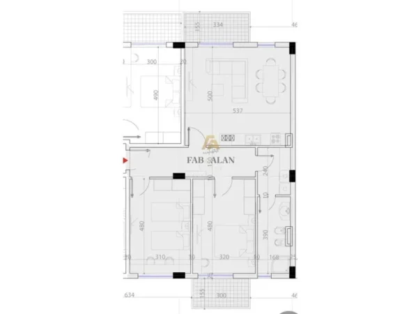 Tirane, shitet apartament 2+1 , 110 m² 187.000 € (Mjull Bathore)