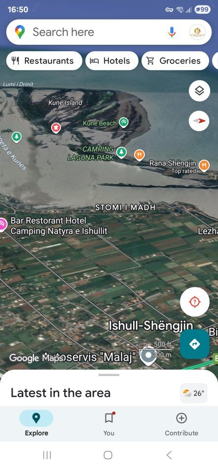 Shengjin, shitet toke , 2.000 m² 56.000 € 