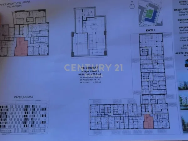 Tirane, shitet apartament 1+1 Kati 1, 76 m² 226.000 € (KOMUNA E PARISIT)