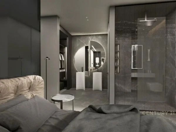 Tirane, jepet me qera apartament 1+1+Ballkon Kati 12, 130 m² 3.000 € 