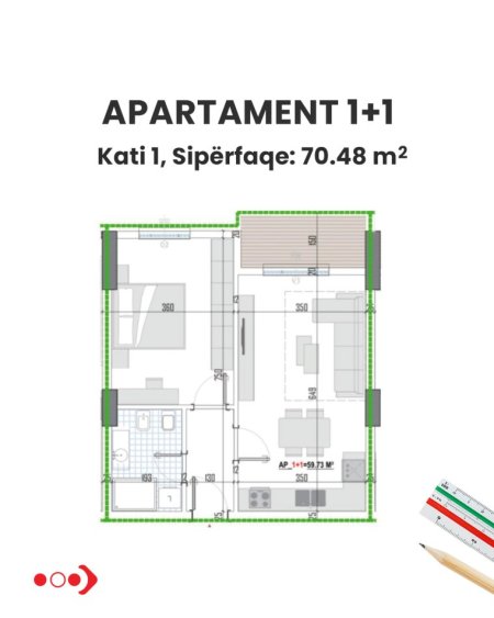 Tirane, shitet apartament 2+1 Kati 2, 117 m² 141.228 € (Arborea Residence)