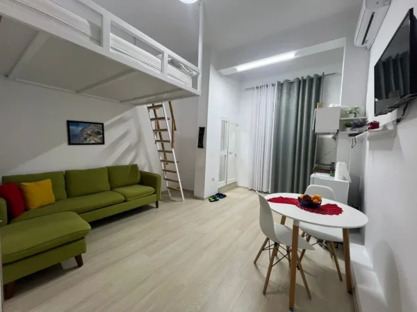Tirane, jepet me qera apartament duplex 1+1 Kati 2, 40 m² 600 € (sheshi willson)