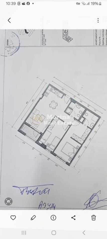 Tirane, shitet apartament 2+1+Ballkon Kati 0, 89 m² 130.000 € (Ali Demi, Reazidenca Kaimi)
