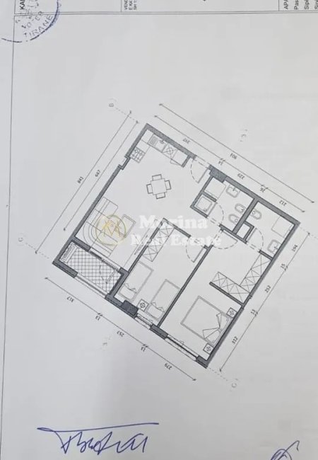 Tirane, shitet apartament 2+1+Ballkon Kati 0, 89 m² 130.000 € (Ali Demi, Reazidenca Kaimi)