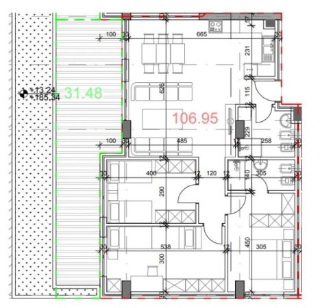 Tirane, shitet apartament 3+1+A+BLK Kati 0, 159 m² 223.000 Euro (Kodra e Diellit 2)