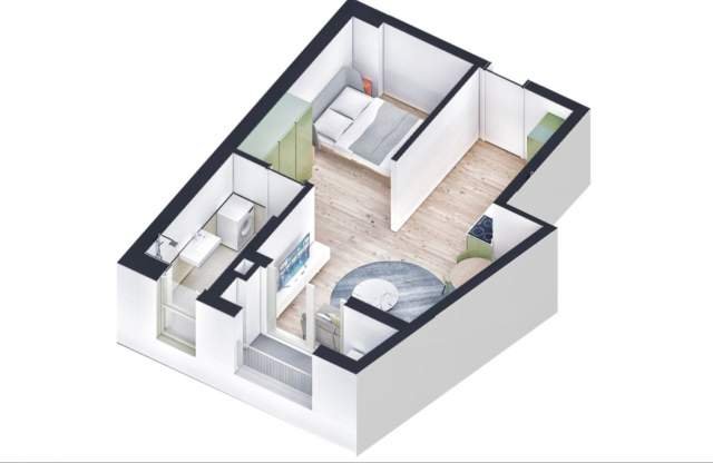 Tirane, shes apartament 1+1+BLK Kati 3, 60 m² 61.000 Euro (Rruga Pasho Hysa)