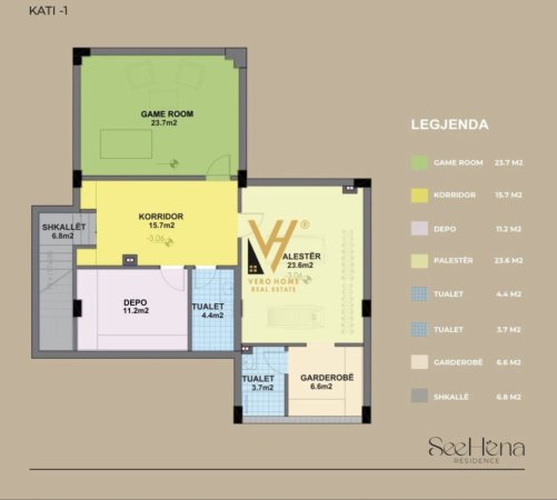 Tirane, shitet Vile 2 Katshe Kati 0, 486 m²  (MJULL BATHORE, SEEHENA)