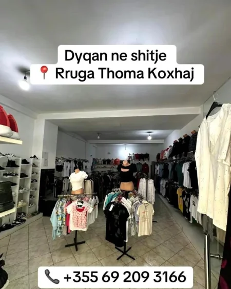Tirane, shitet dyqan Kati 0, 69 m² (Rruga Thoma Koxhaj)