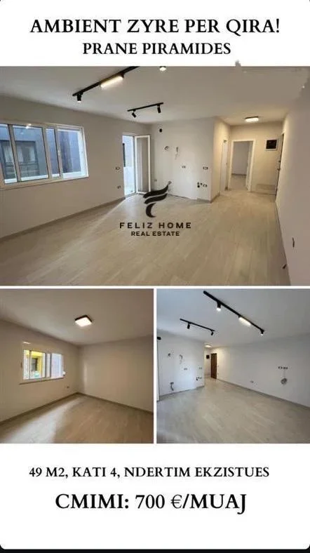 Tirane, jepet me qera Kati 4, 50 m² 7.700 € (PRANE PIRAMIDES)