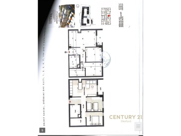 Tirane, jepet me qera apartament 2+1+Aneks+Ballkon Kati 9, 108 m² 151.000 € 