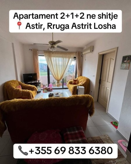 Tirane, shitet apartament 2+1 Kati 8, 130 m² (Rruga Astrit Losha)