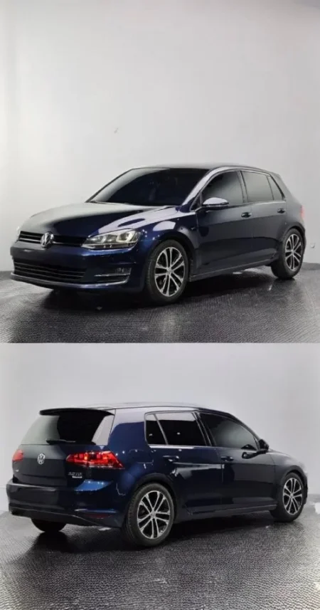 Tirane, makine Volkswagen Golf 7 2.0 Nafte, blu automatik Kondicioner 130.002 km 1300000 Lek