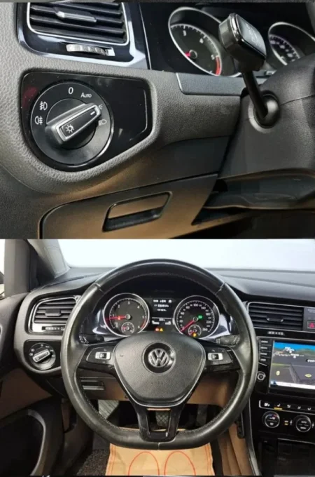 Tirane, makine Volkswagen Golf 7 2.0 Nafte, blu automatik Kondicioner 130.002 km 1300000 Lek