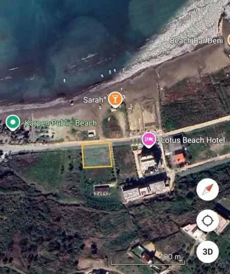 Karpen, shitet truall ne bregdet , 1.100 m² 401.500 € (Karpen,Kavaje)