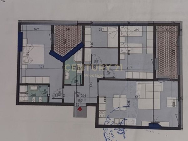 Tirane, shes apartament 3+1+Ballkon Kati 4, 140 m² 253.000 € (Rruga Dritan Hoxha)