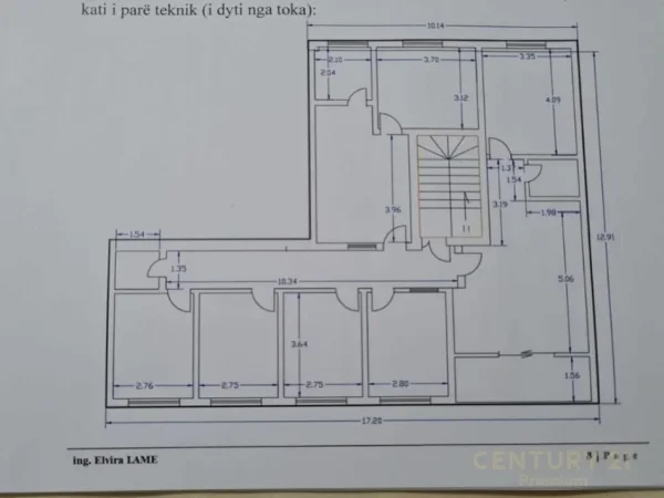 Tirane, jepet me qera zyre Kati 1, 182 m² 1.500 € (Hotel Mondial)