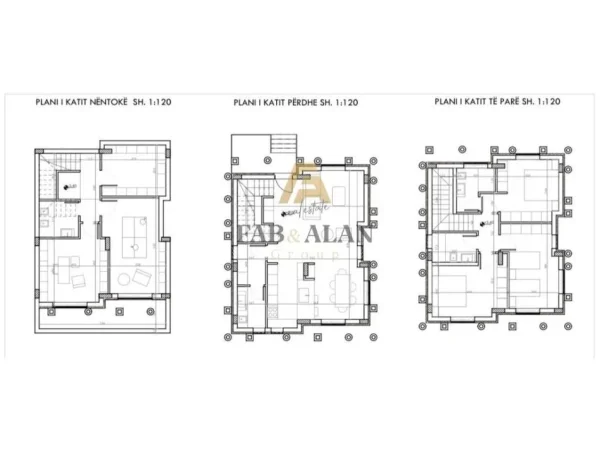Tirane, shitet Vile 2 Katshe , 221 m² 730.000 € (TEG)