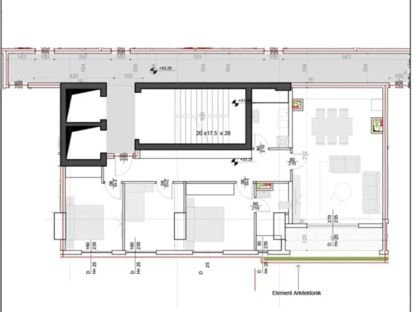 Tirane, shes apartament 3+1+Aneks+Ballkon Kati 9, 140 m² 364.000 € 