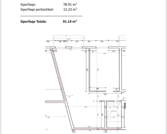 Tirane, shitet apartament 1+1 Kati 1, 92 m² 156.000 € (PORTA TIRANA E RE)