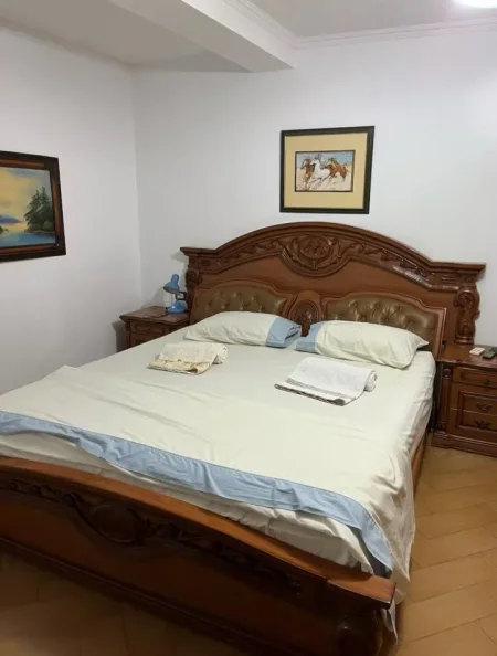 Tirane, jepet me qera apartament 2+1+Ballkon Kati 2, 80 m² 650 € (Rruga muhamet gjollesha , 21 dhjetori . prane mozaikut)