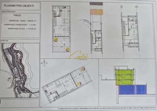 Tirane, shitet apartament 3+1 Kati 3, 210 m² 390.000 € (LIQENI I FARKES)