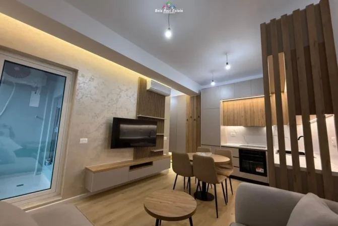 Tirane, jepet me qera apartament 1+1 Kati 7, 70 m² 550 € (KOMPLEKSI KADIU)