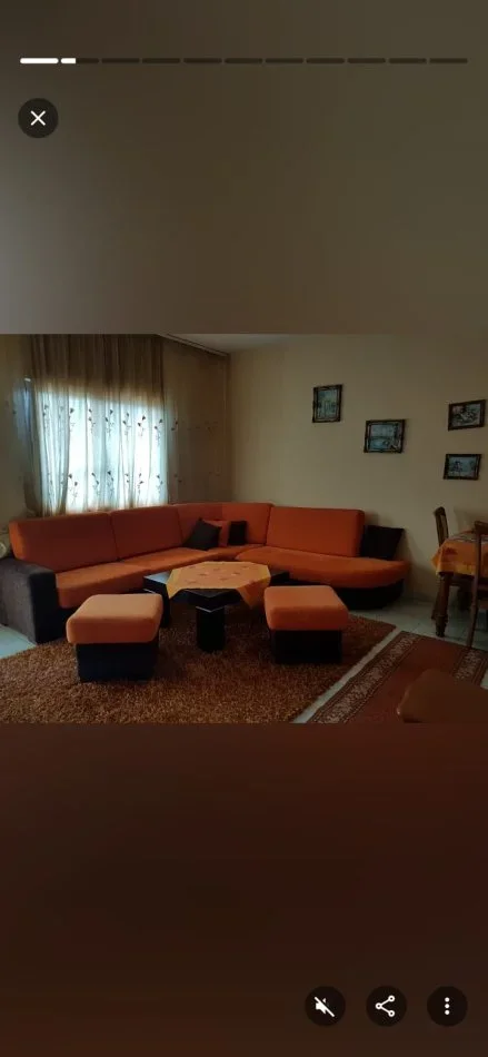 Tirane, jepet me qera apartament 1+1+Ballkon Kati 8, 60 m² 450 € (bulevardi zhan dark)