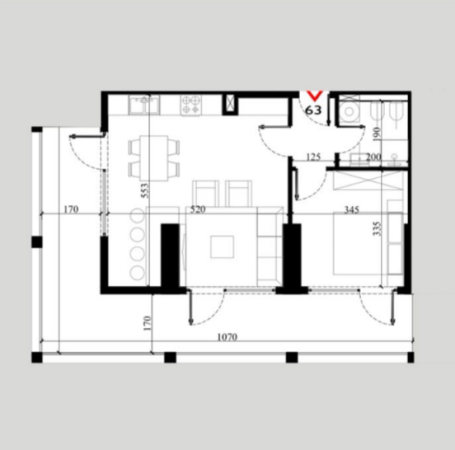 Shengjin, shitet apartament 1+1 Kati 7, 96 m² 172.800 € (Shengjin, Lezh)
