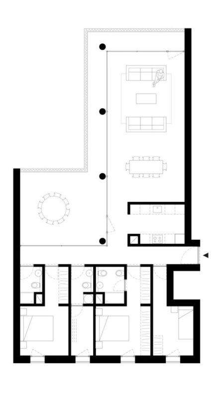 Tirane, shitet apartament 3+1 Kati 1, 196 m² 353.250 € ("BY LONG HILL RESIDENCE")