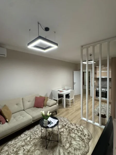 Tirane, jepet me qera apartament 1+1+Ballkon Kati 4, 65 m² 850 €