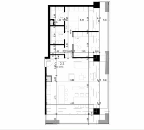 Tirane, shitet apartament 2+1+Ballkon Kati 12, 154 m² 850.000 € (QENDER)