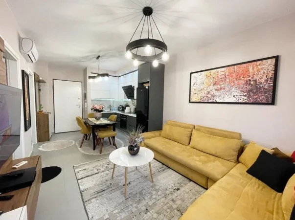 Tirane, jepet me qera apartament 1+1+Ballkon Kati 6, 75 m² 900 € (Stadiumi Dinamo)
