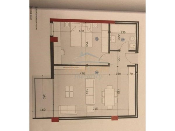 Tirane, shitet apartament 1+1 Kati 2, 67 m² 120.000 € 