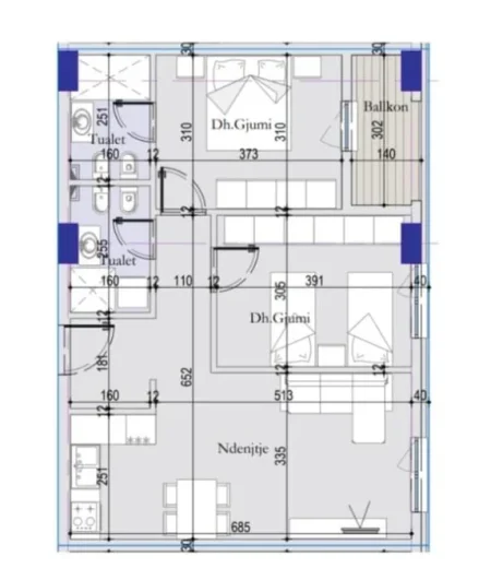 OKAZION : APARTAMENT 1+1 PER SHITJE TEK TIRANA ENTRY