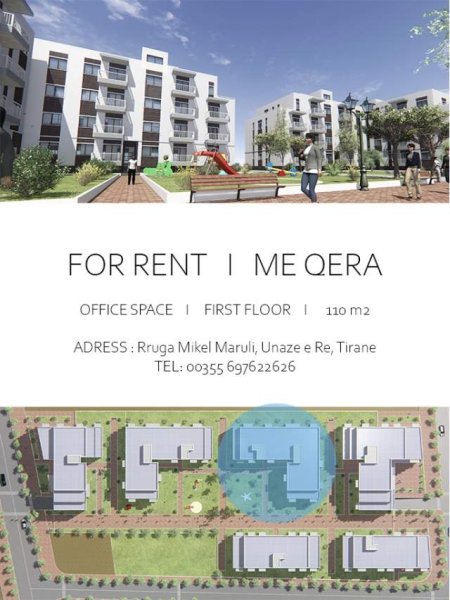 Tirane, jepet me qera apartament 2+1+BLK Kati 1, 120 m² 500 Euro (Mikel Maruli)