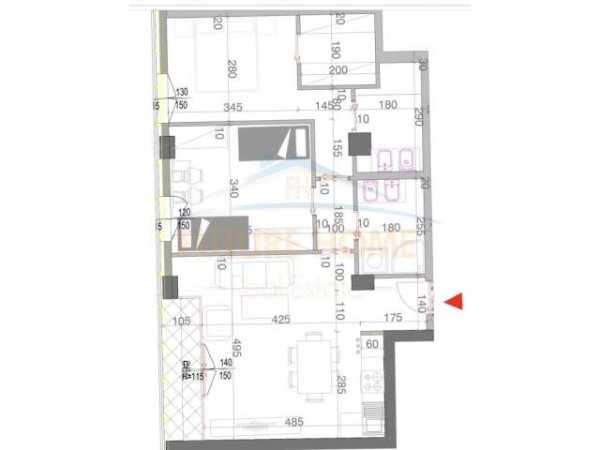 Tirane, shitet apartament 2+1+BLK Kati 4, 93 m² 115.550 Euro (Don Bosko)