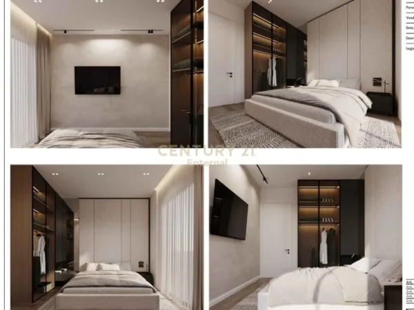 Tirane, jepet me qera apartament 1+1 Kati 9, 55 m² 1.000 € (Vasil Shanto)