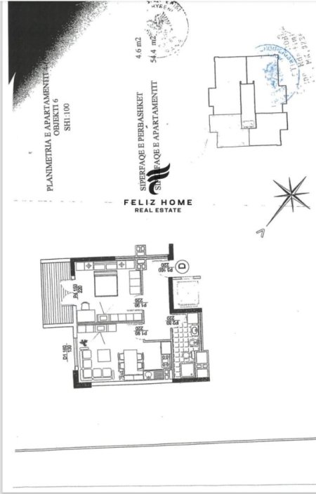 Tirane, shitet apartament 1+1 Kati 2, 59 m² 180.000 € (KOMUNA E PARISIT)