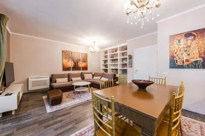 Tirane, jepet me qera apartament 2+1+Aneks+Ballkon Kati 1, 114 m² 900 € (Rruga kolombo)